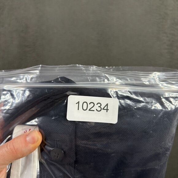 Isaia Pants Mens 38x32 Blue Classic Fit Dress Slacks Super 130s Wool Italy - Picture 12 of 12